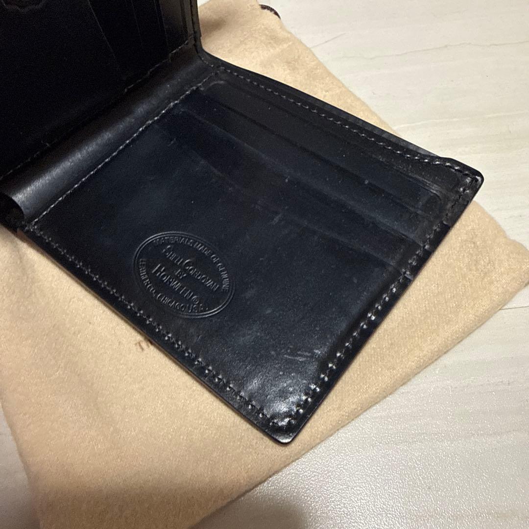 GANZO シェルコードバン2 純札入れブラック