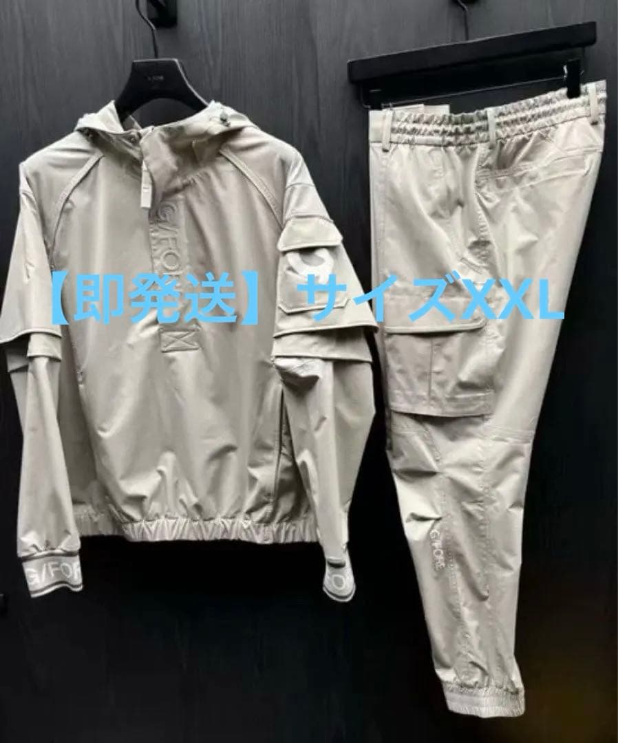 【即発送】ジーフォア ゴルフメンズ セットアップ ジャケット パンツ 2点セット