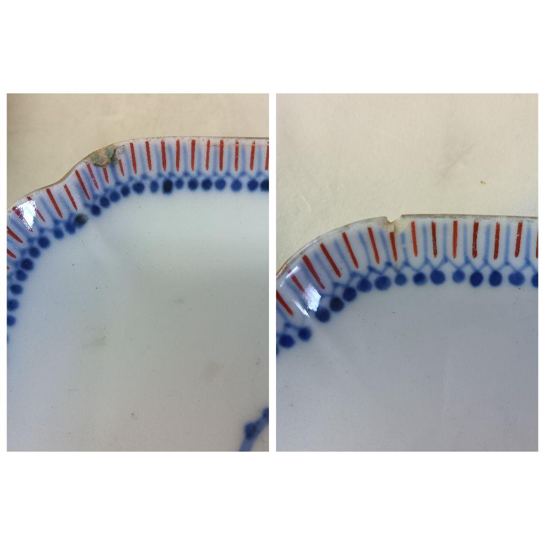平戸嘉祥　角皿　三川内焼　祥山　高台小鉢　全12客セット　古美術　骨董　時代物