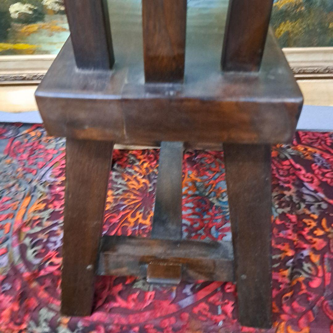 ♡古木の小椅子 花台 ♡