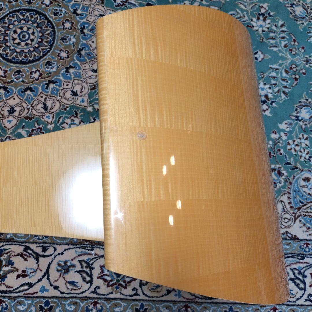 松創 ソファーテーブル センターテーブル ローテーブル ガラス シカモアメープル