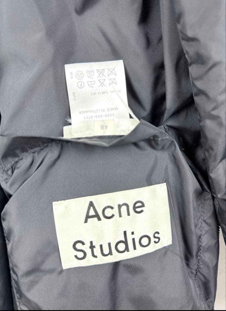 Acne Studios アクネ ストゥディオズ ロングコート 黒 UA正規