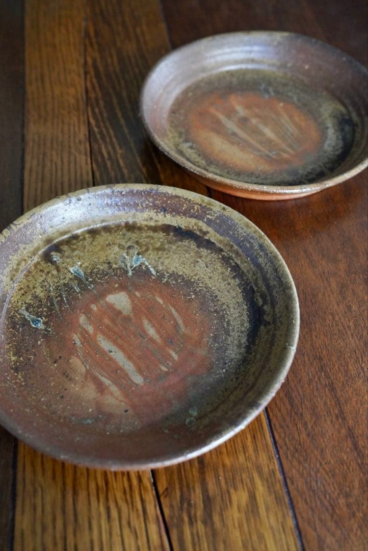 金重まこと 備前焼 中皿2枚