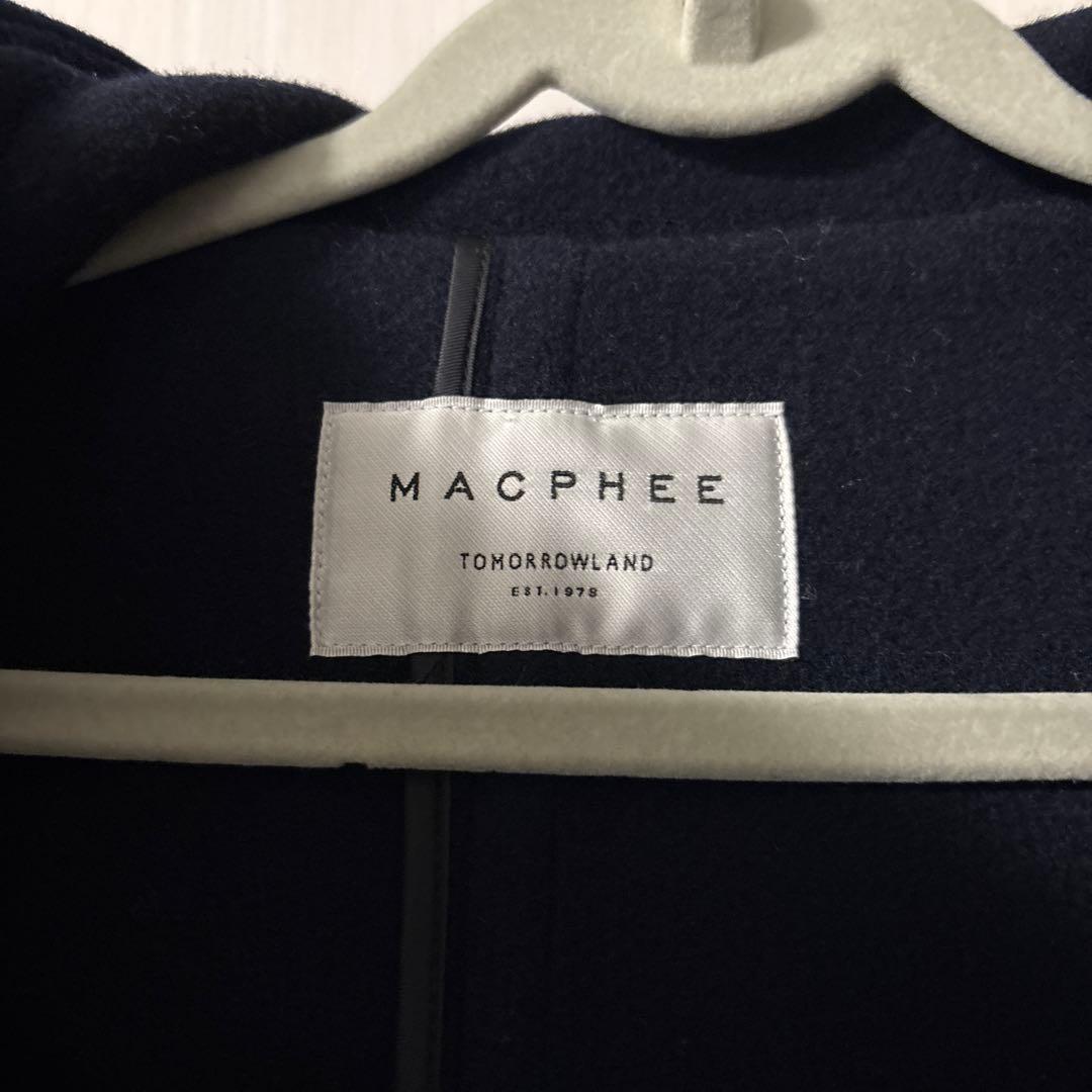 トゥモローランド　マカフィー　ダッフルコート　紺色　サイズ38