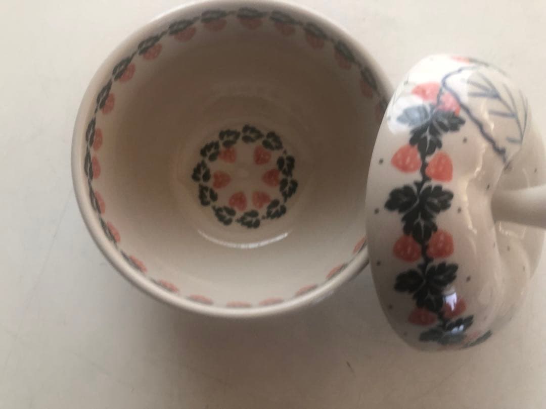 ポーリッシュポタリー ポーランド食器　いちご