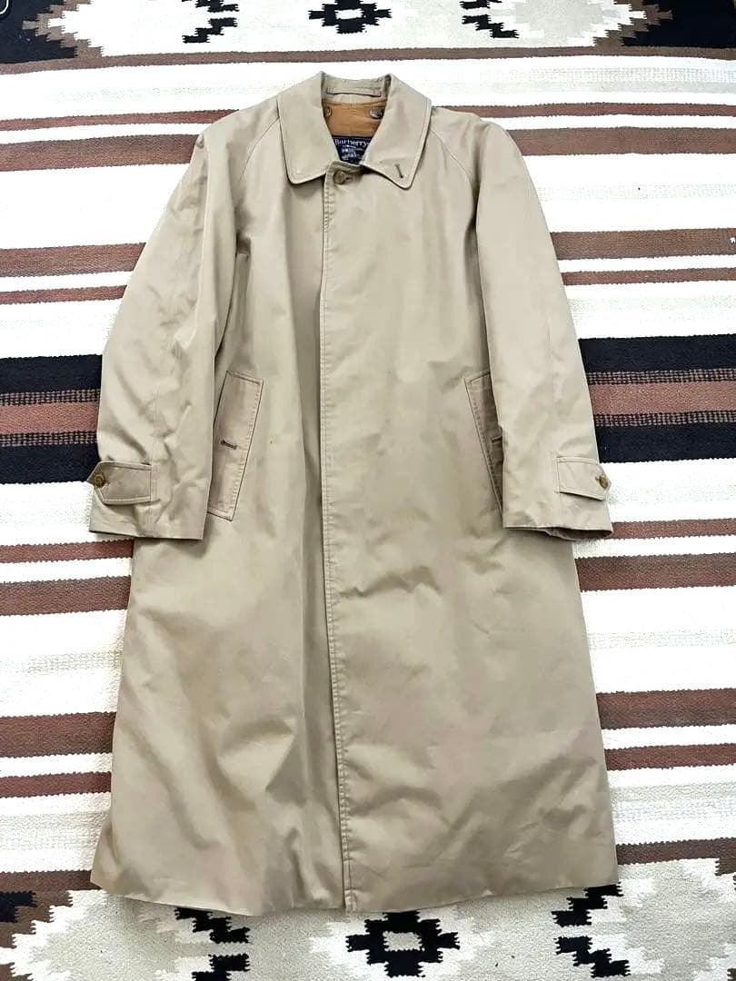80s バーバリー バルマカーンコート 英国製 ウールライナー付