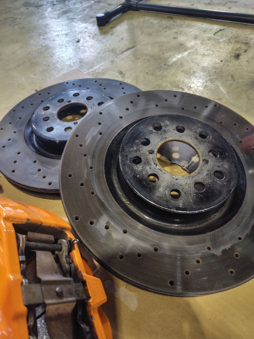 スバル インプレッサ純正 ブレンボキャリパー ローターセット