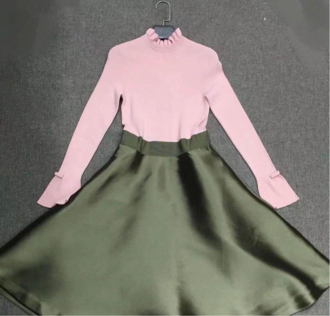 Ted bakerフリルネックワンピース