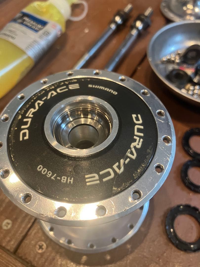 ピスト　 前後ホイールセット　デュラエース　H PLUS SON THE BOX