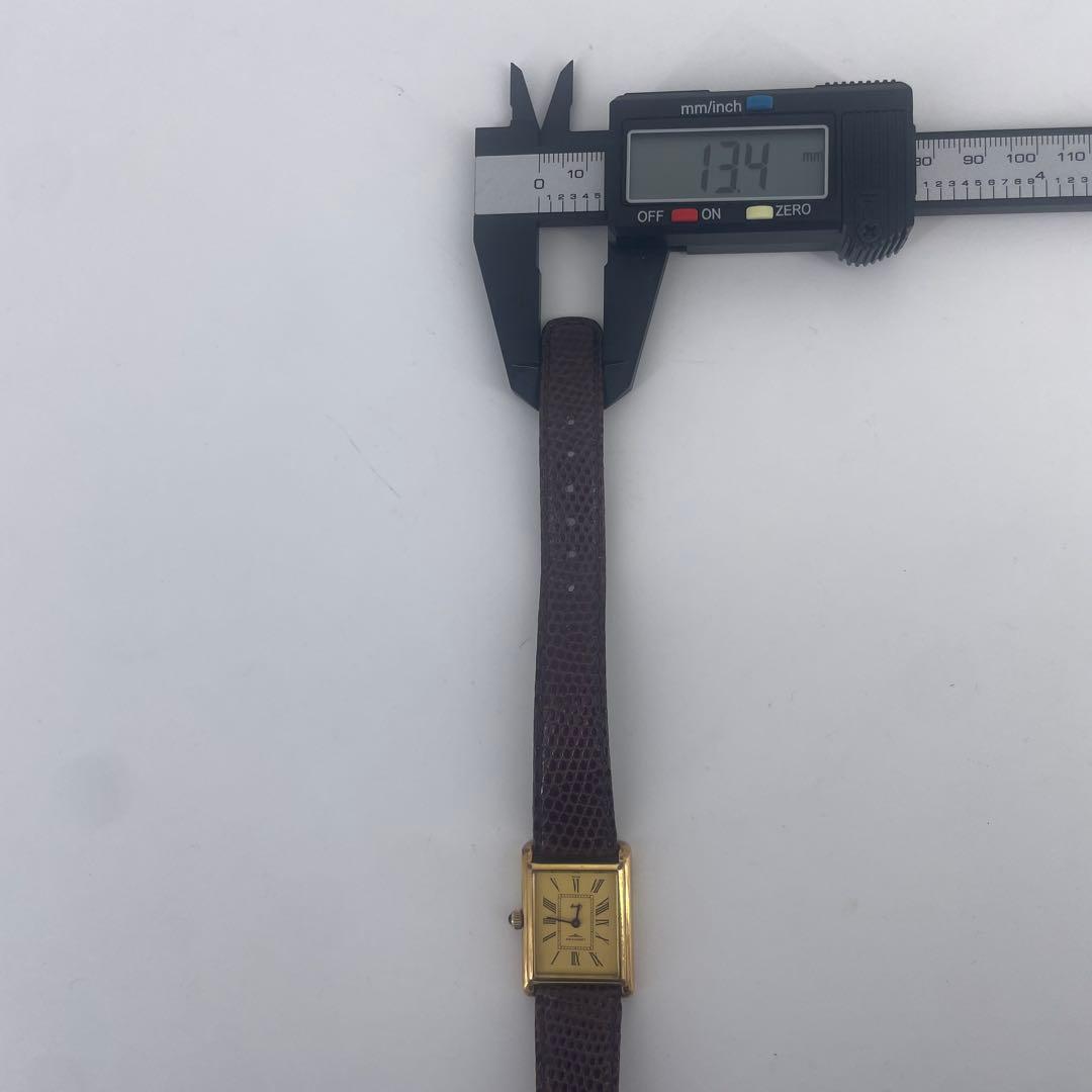 【新品電池】LONGINES ロンジン ゴールド文字盤 スクエア レディース