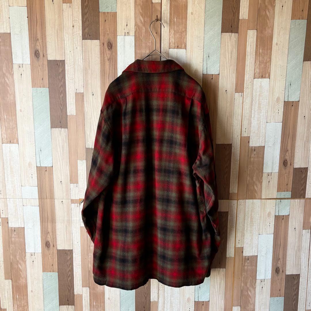 【極上品!!】50s PENDLETON ボードシャツ オンブレ 美品 60s