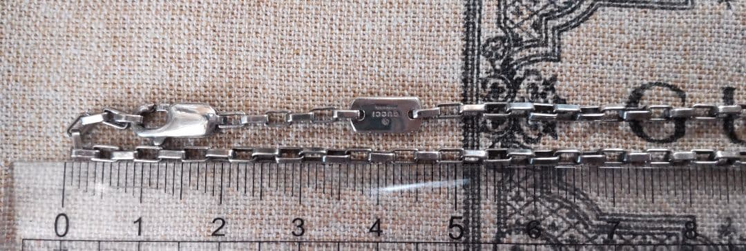 GUCCI グッチ ベネチアンチェーン ネックレス シルバー925