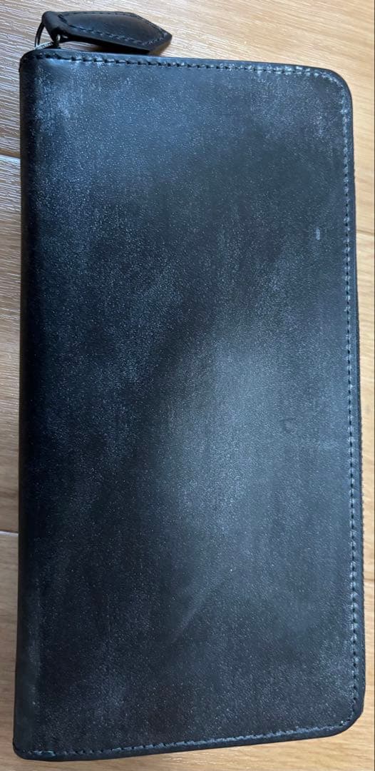 長財布　ブラック　黒　未使用品　トーマスウェア　ブライドルレザー　日本製