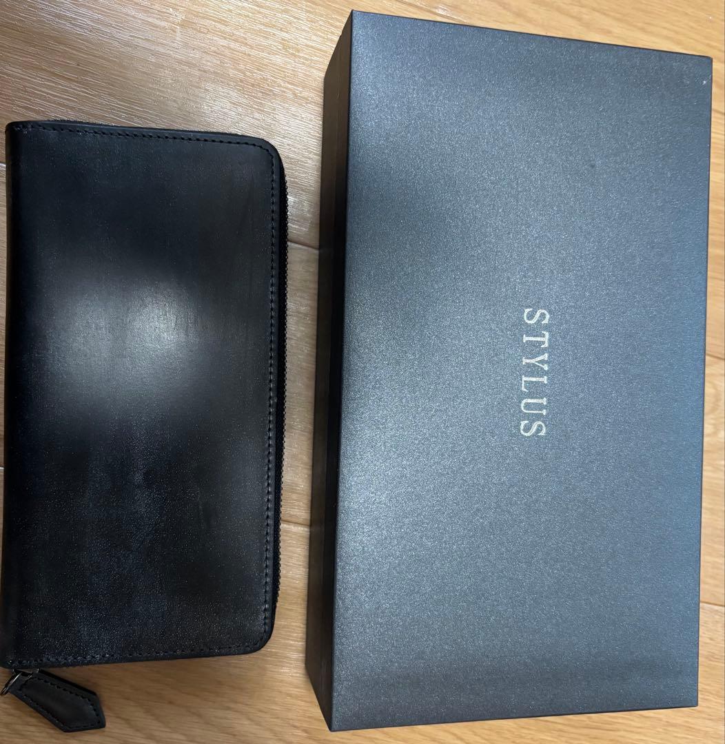 長財布　ブラック　黒　未使用品　トーマスウェア　ブライドルレザー　日本製