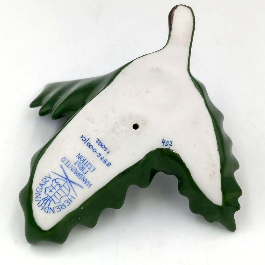 Herend サンタマンダリン ファンシースタンド カードホルダー クリスマス