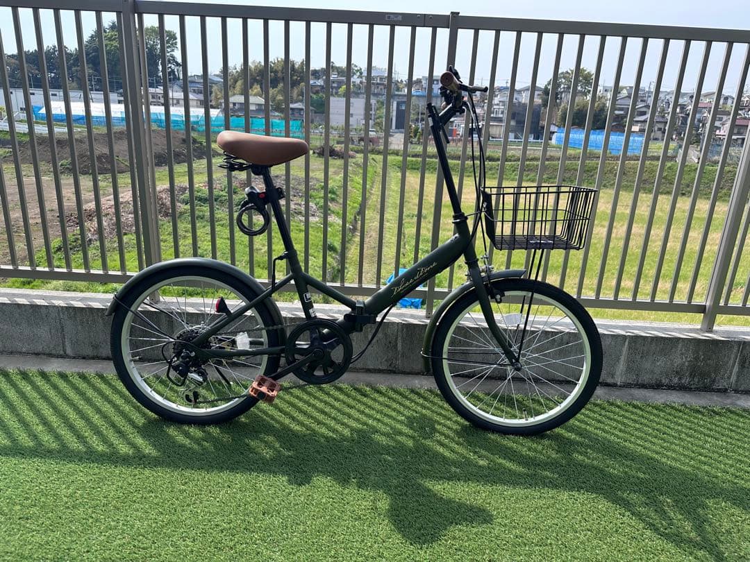 【KING“プロフ必須“】 折りたたみ自転車　20インチ【直接引取限定】