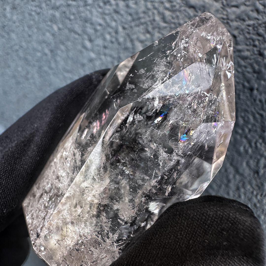 【貫入水晶】【ファントム】アゼツライト☆超強いパワー虹入り☆ヒマラヤA1195