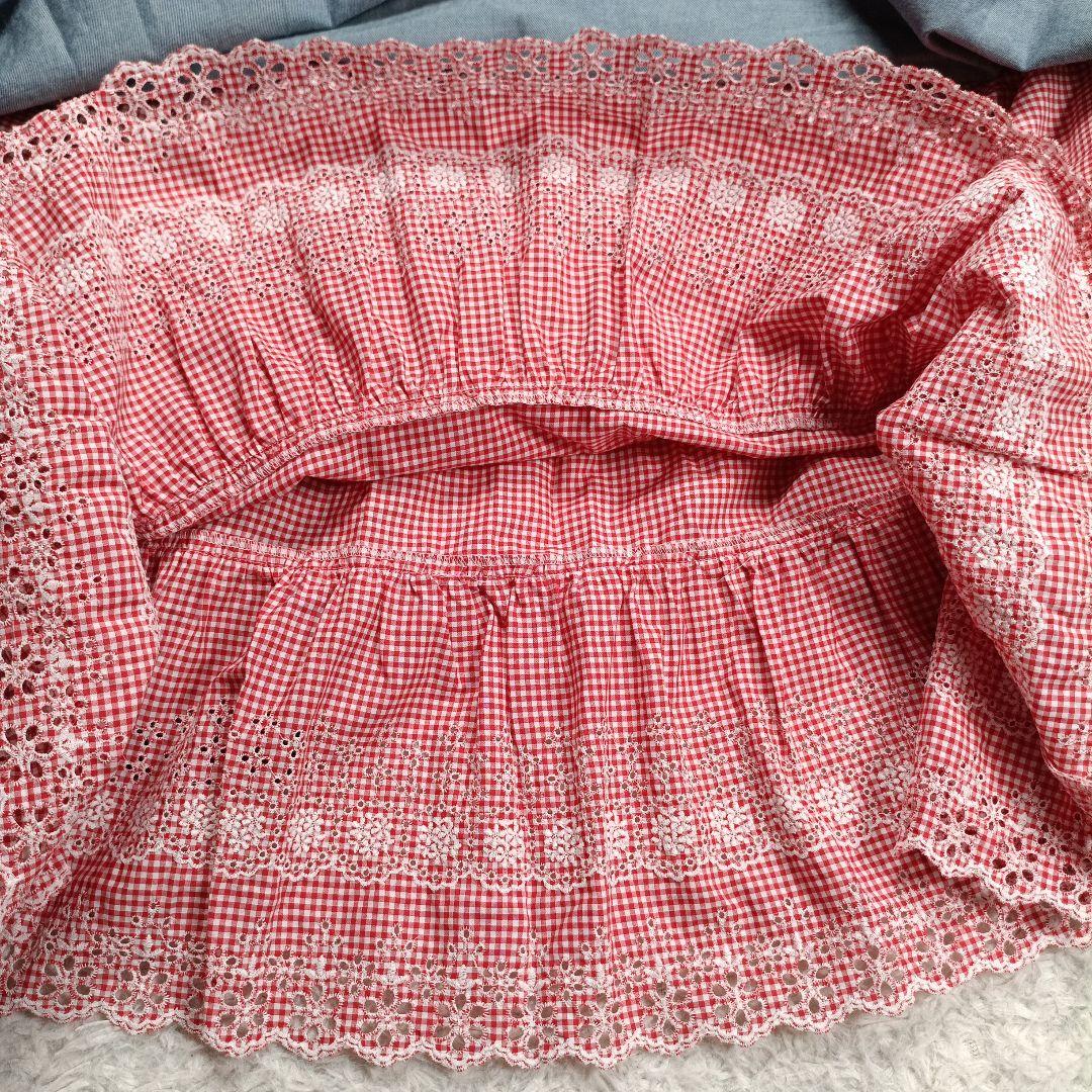 極美品✨ピンクハウス現行　うさぎ刺繍 レイヤードスカート　近年モデル　フリル