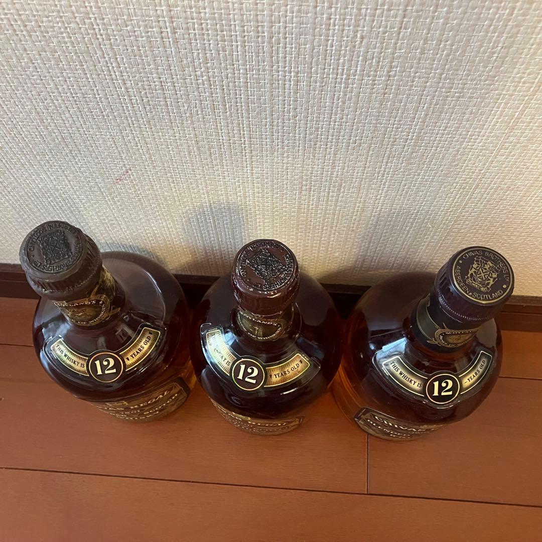 【古酒30年】CHIVAS REGAL 12年 3本セット