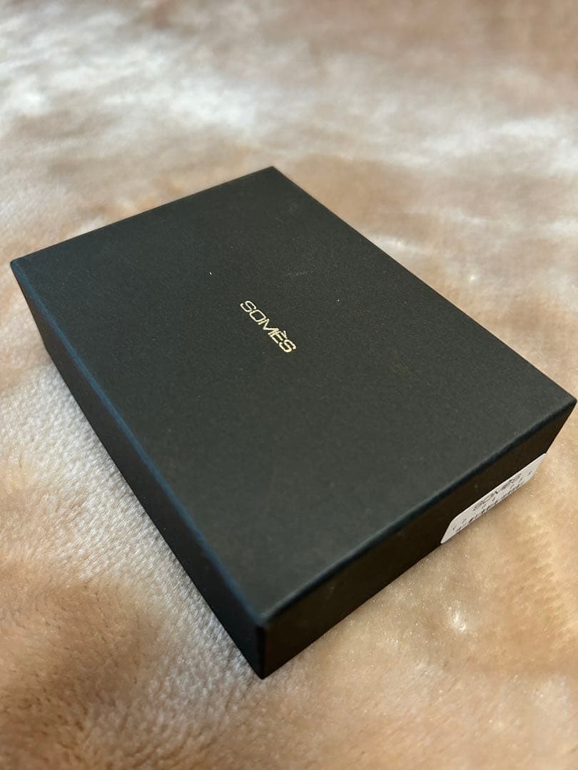 ソメスサドルコードバンカード入れ付きケース小銭入れスリムウォレットミニ財布