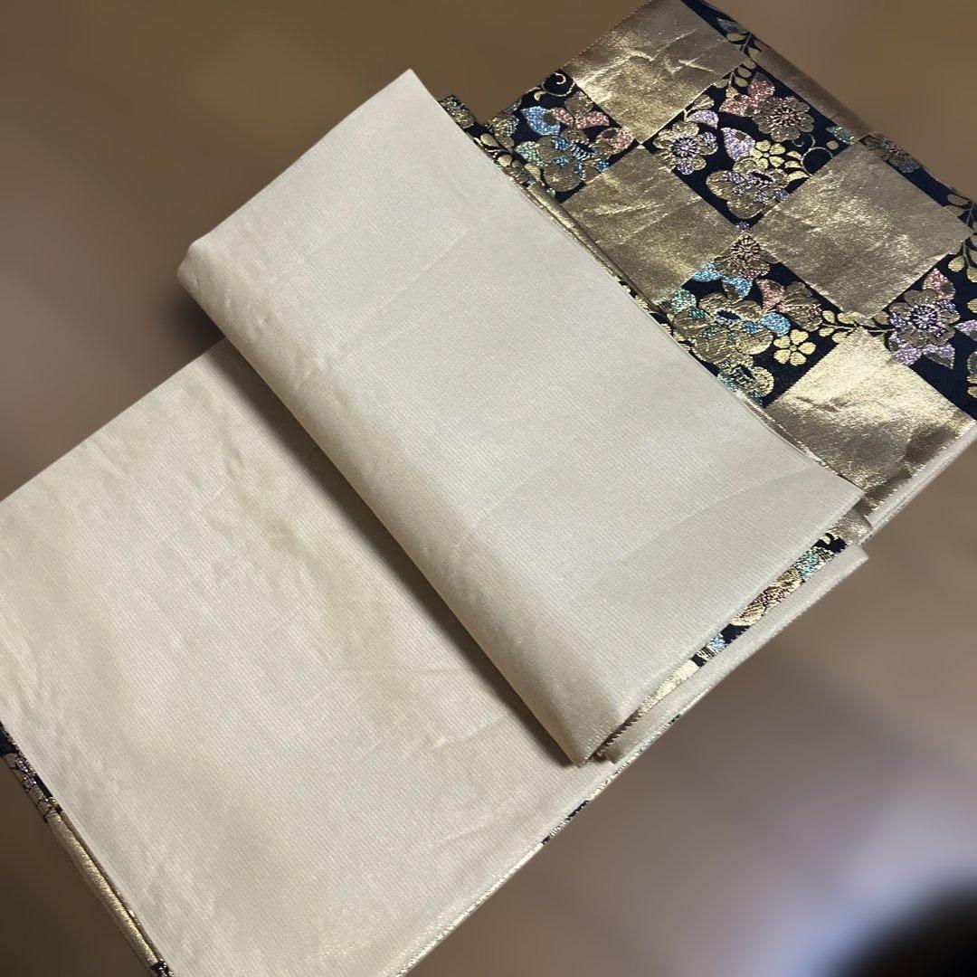 成人式　卒業式　正絹振袖、袋帯セット