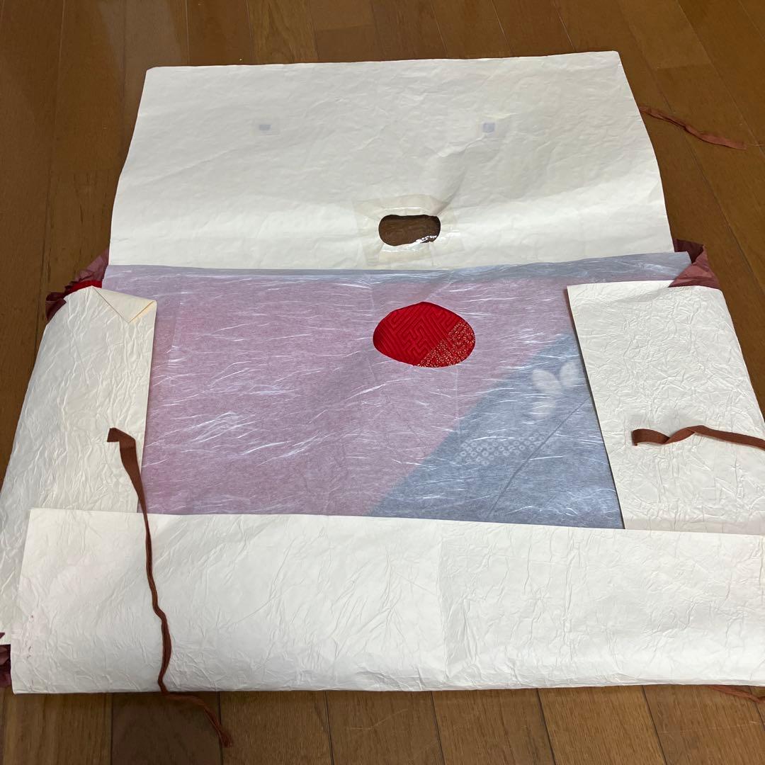 成人式　卒業式　正絹振袖、袋帯セット