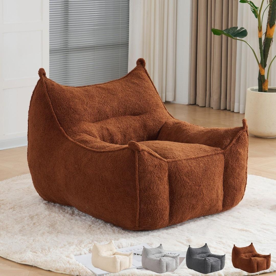 一人掛けソファ クッションソファー 座椅子 圧縮梱包 フロアソファー ミニサイズ