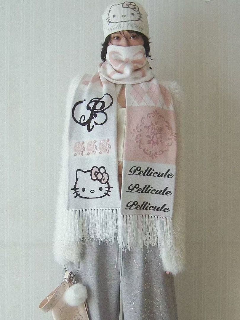 小物 HELLOKITTY hug knitmuffler