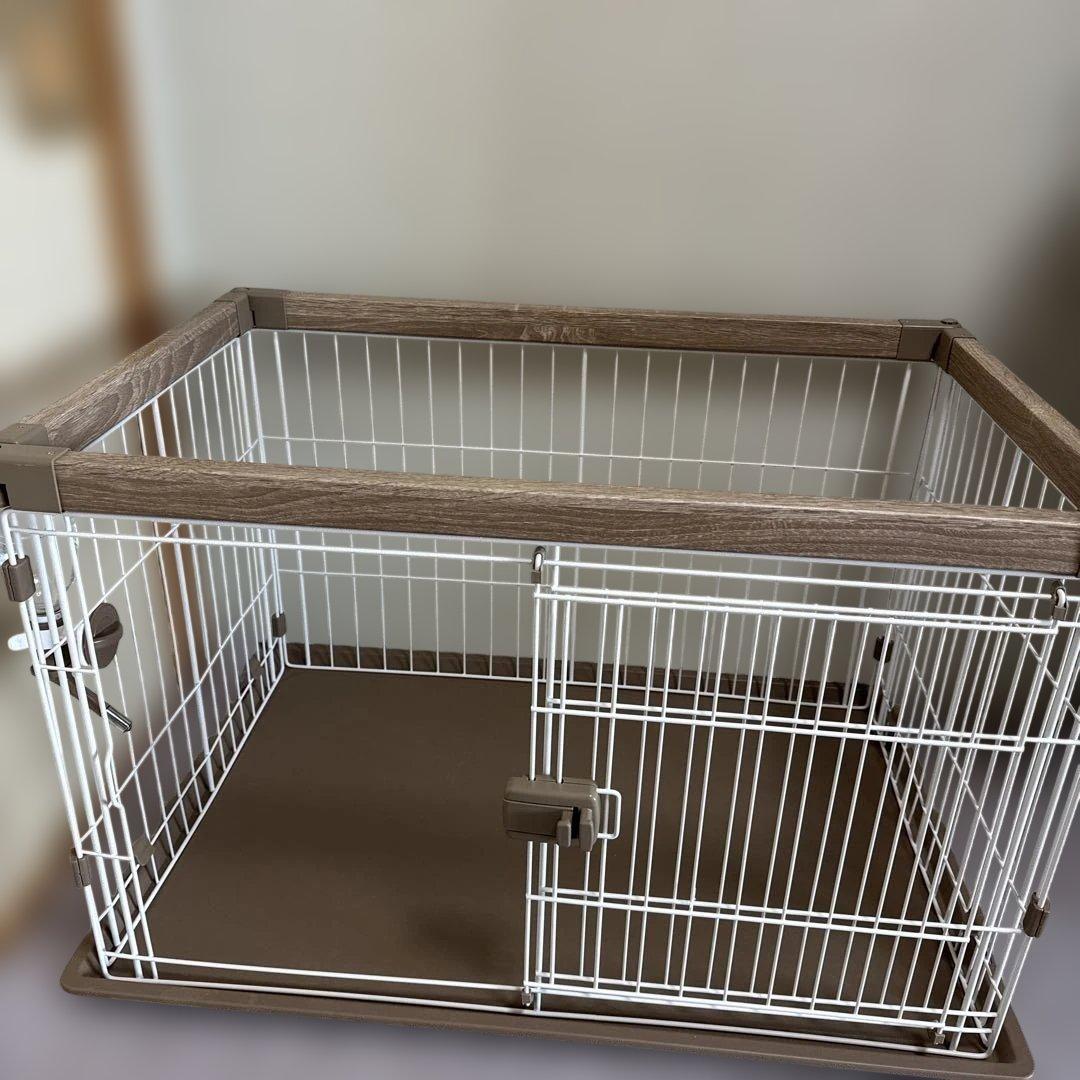 アイリスオーヤマ　ウッディ調木目システムサークル