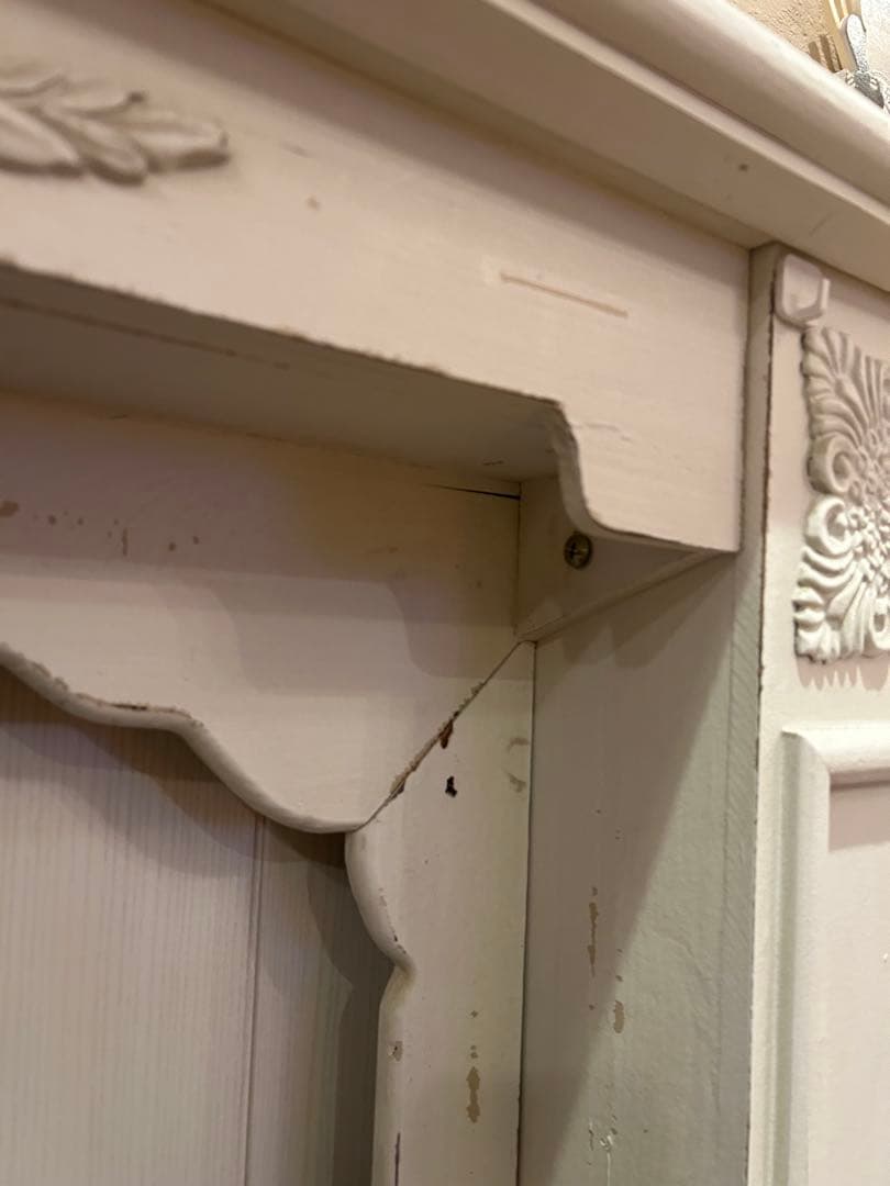 ✨マントルピース　シャビー　アンティーク風　ブロカント　暖炉✨