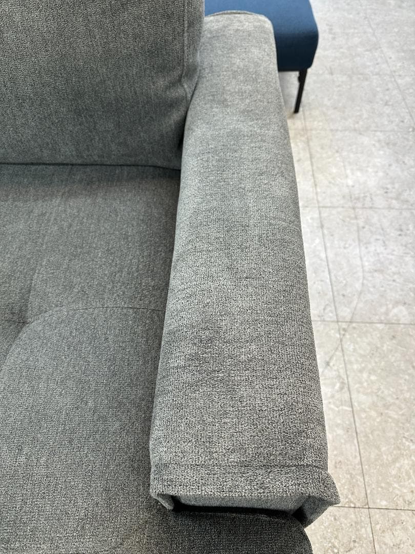 Shunovo　3人掛けソファーベッド　カウチ　収納付き　グレー