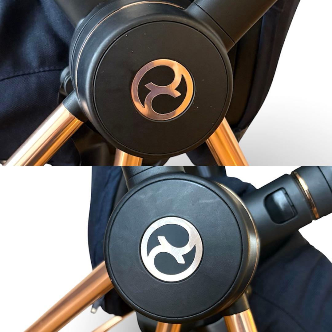 L*a様 ✨極美品✨cybex MIOS ベビーカー ローズゴールド ネイビー