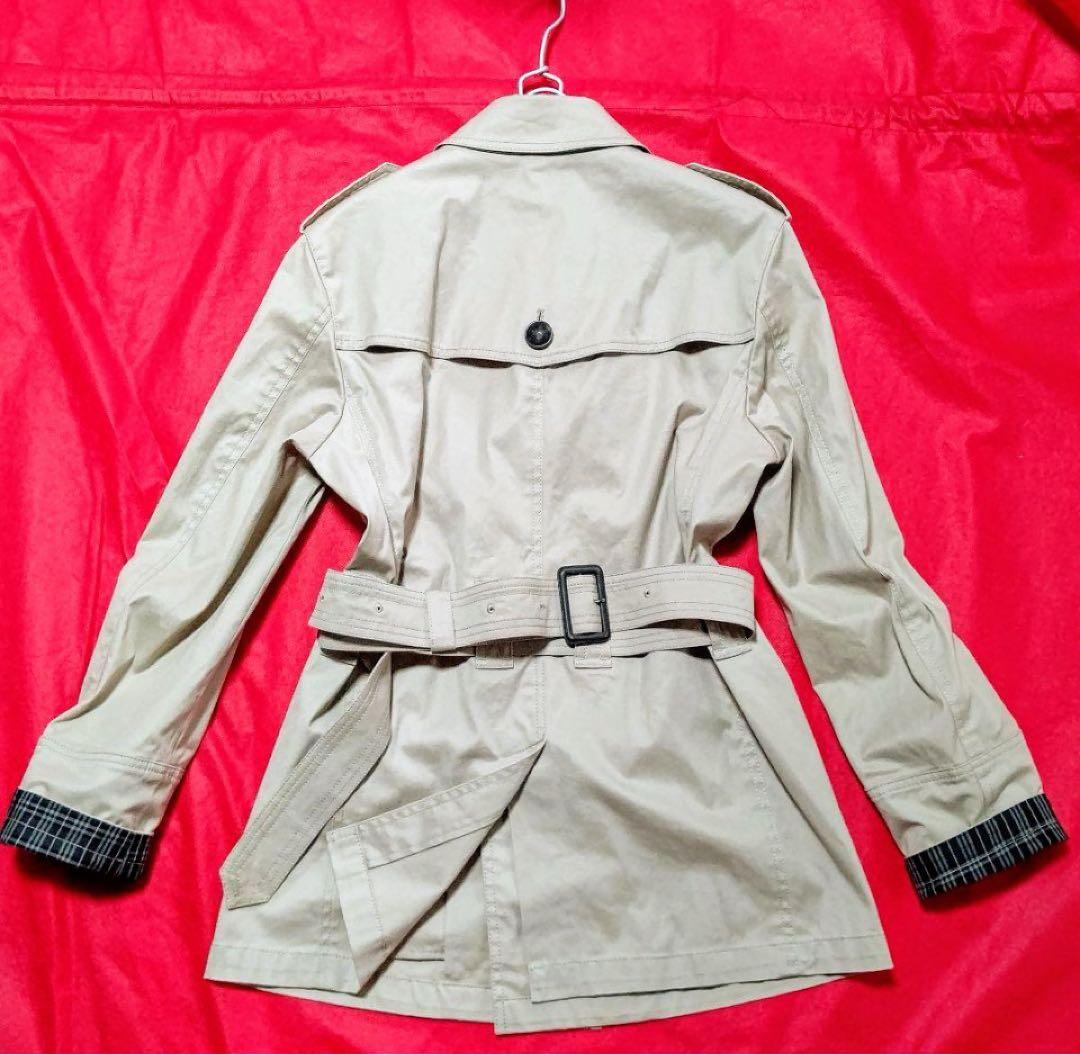 【良品】BURBERRY BLACK LABEL トレンチコート ショート丈