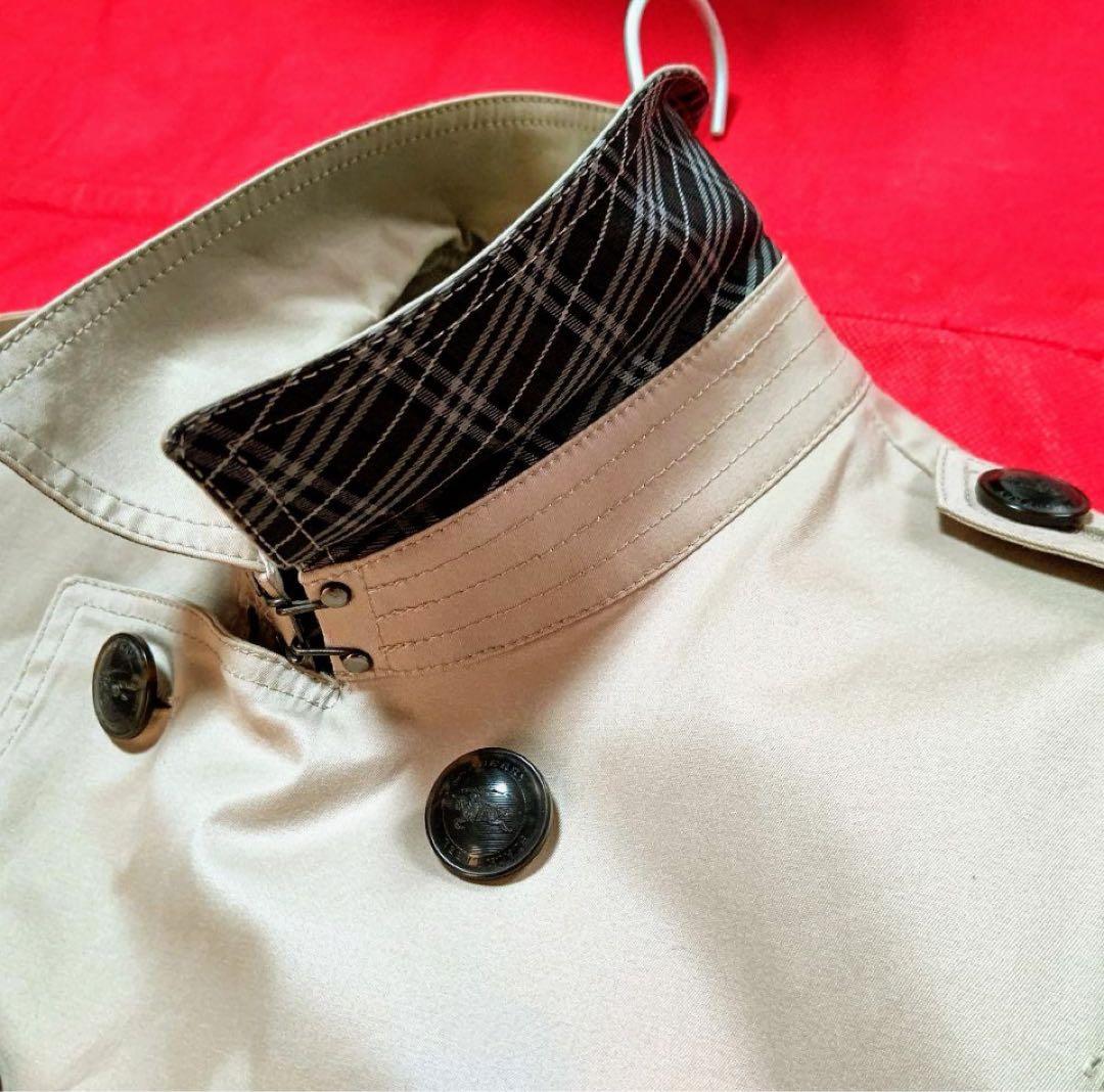 【良品】BURBERRY BLACK LABEL トレンチコート ショート丈