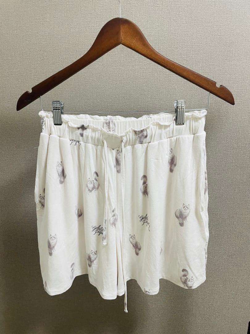 Gelato Pique ジェラートピケ猫柄ルームウェア3点セット