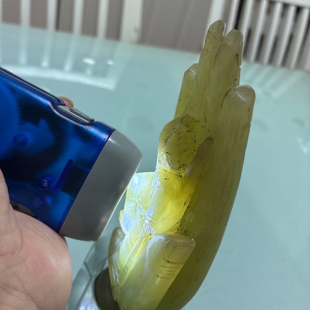 如来佛手 孙悟空 古玉 出土物 ？ 翡翠？ ￼