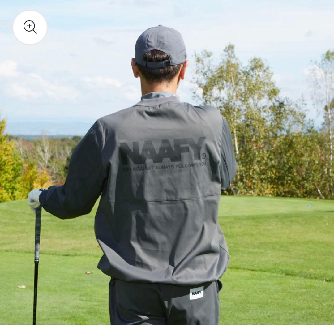 NAAFY グレー クルーネック ピステ