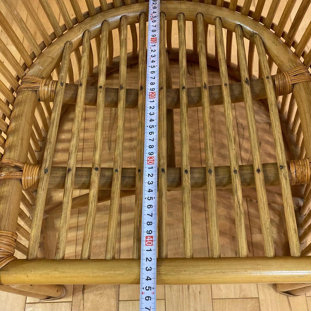 ☆アンティーク☆ ラタン　籐　チェア　古道具