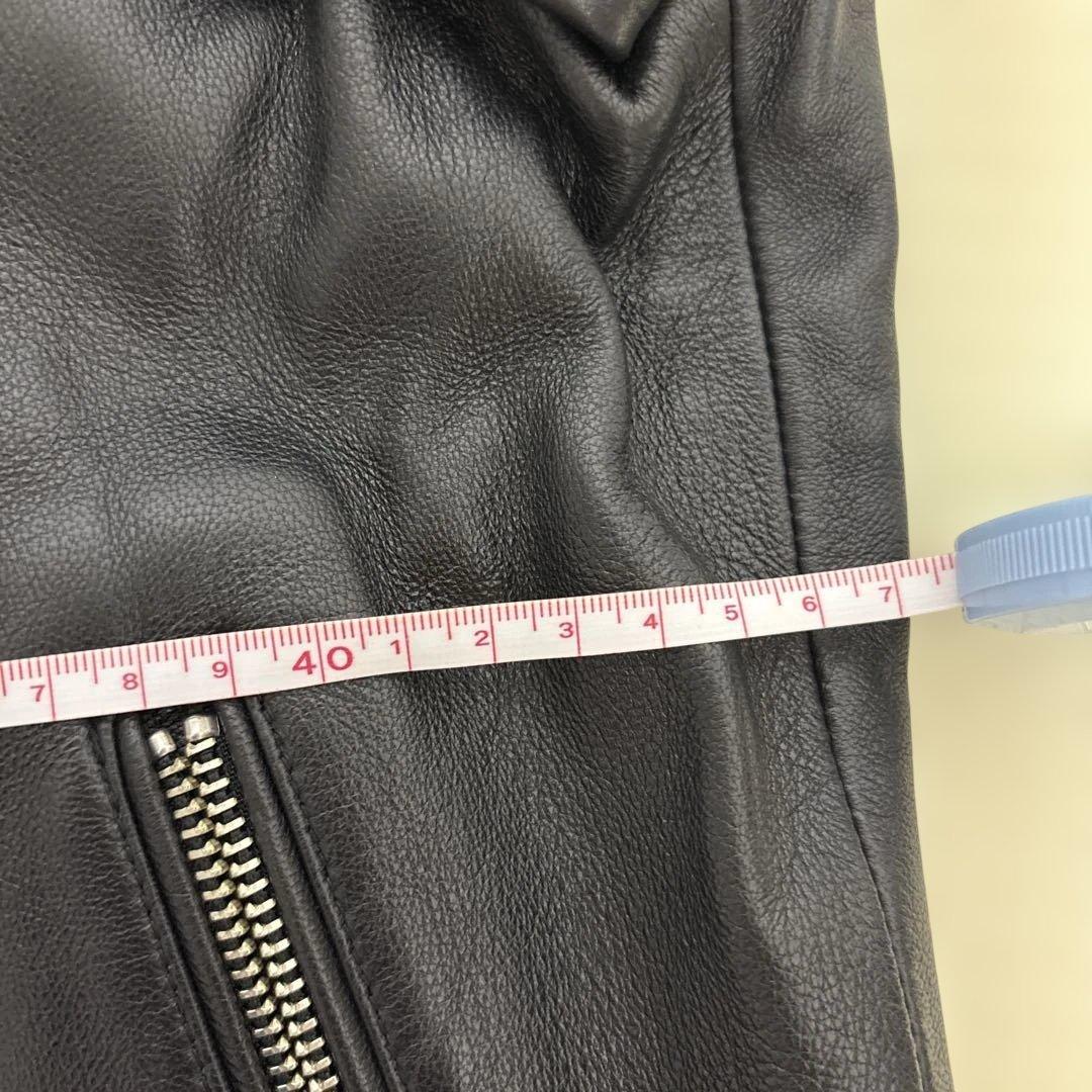 NANO Universe 羊革シングルライダースLB.03 ブラック　Mサイズ