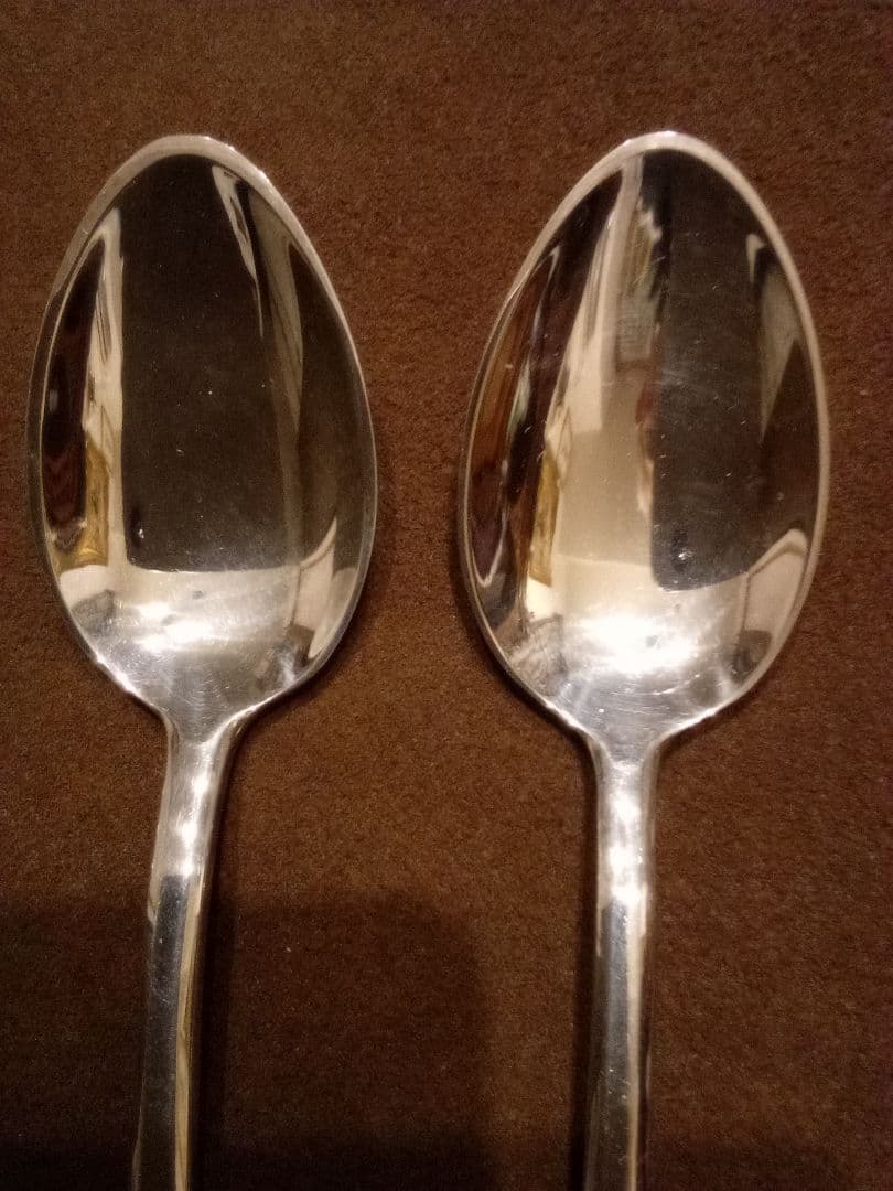 ドイツ シルバー 大きめなスプーン ３本組 アンティーク