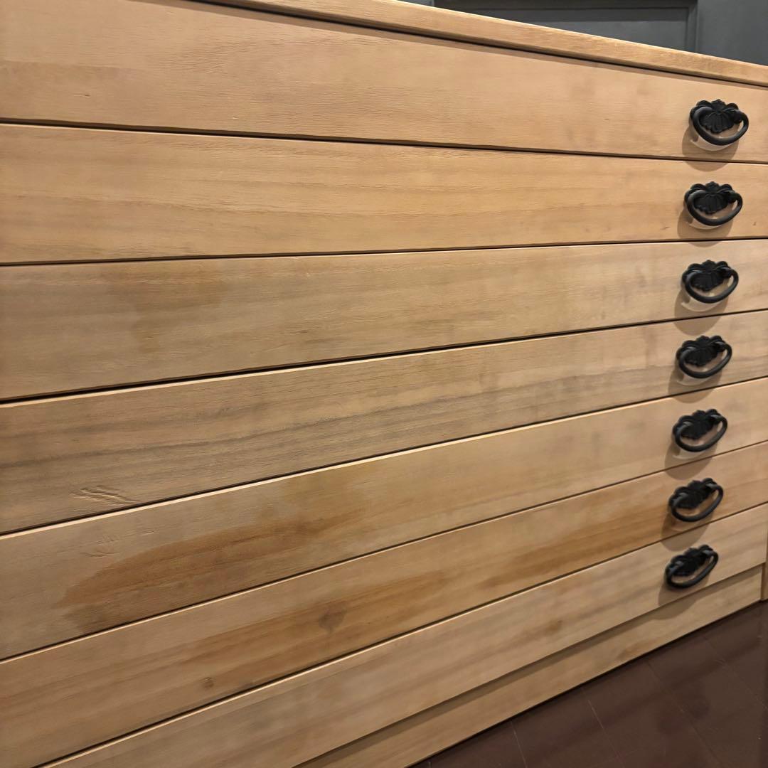 【お値打ち価格】桐タンス 幅99cm 7段 引出し 完成品 日本製