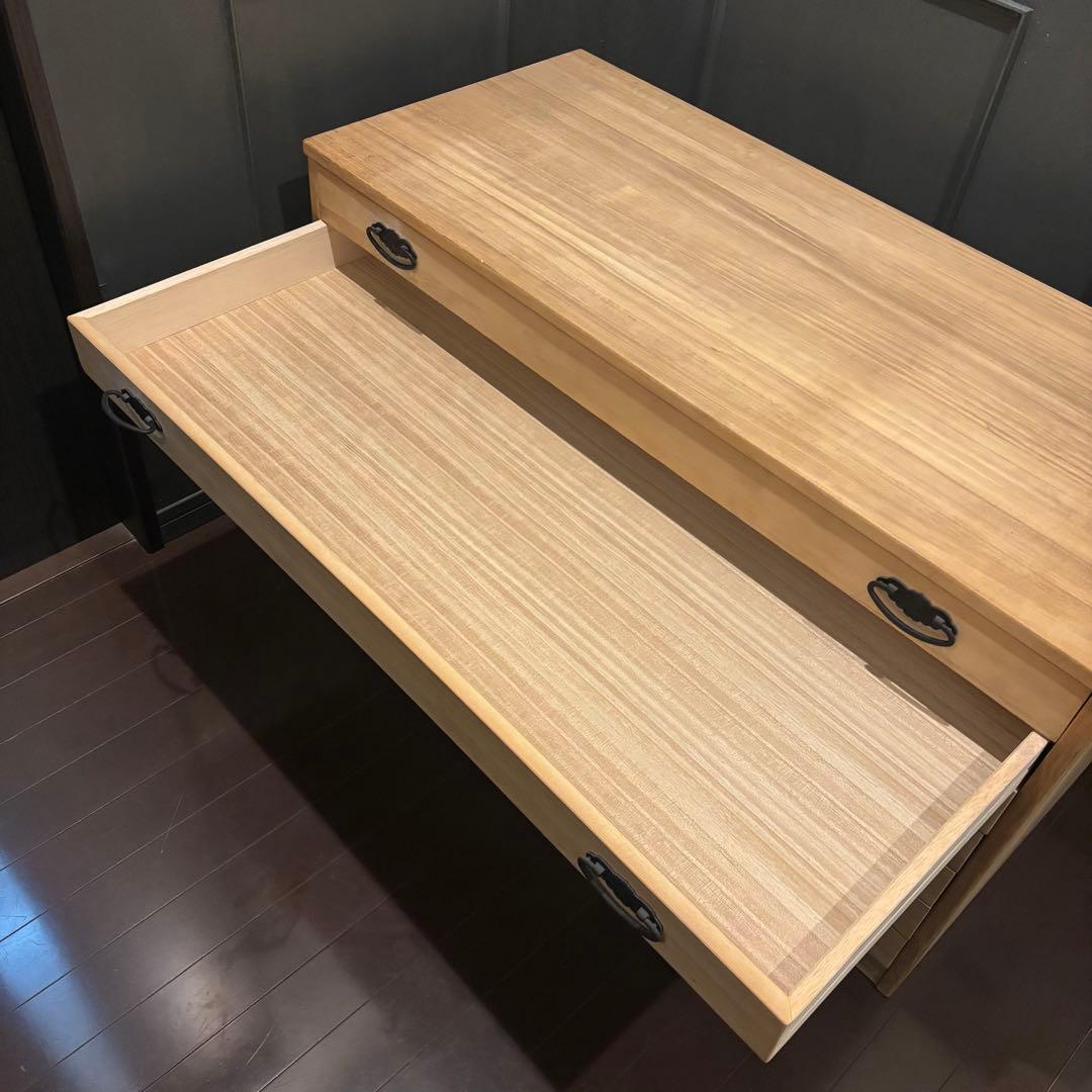 【お値打ち価格】桐タンス 幅99cm 7段 引出し 完成品 日本製
