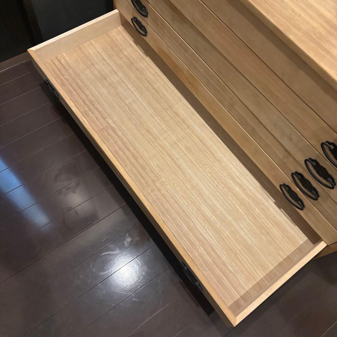 【お値打ち価格】桐タンス 幅99cm 7段 引出し 完成品 日本製