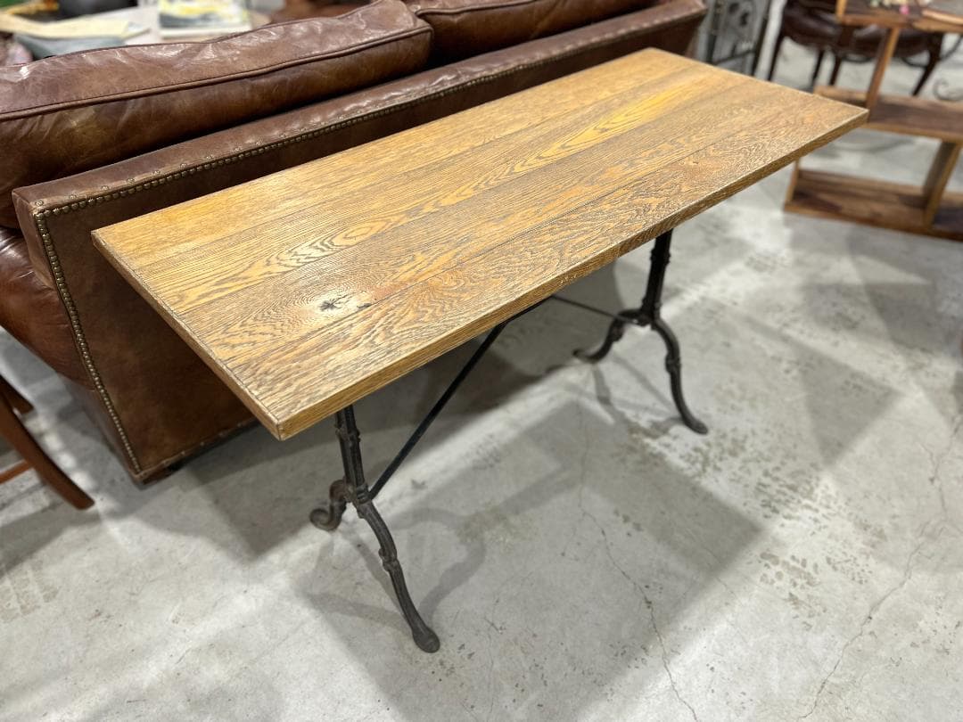 【廃盤レア】ジャーナルスタンダードファニチャー｜アイアンレッグテーブル