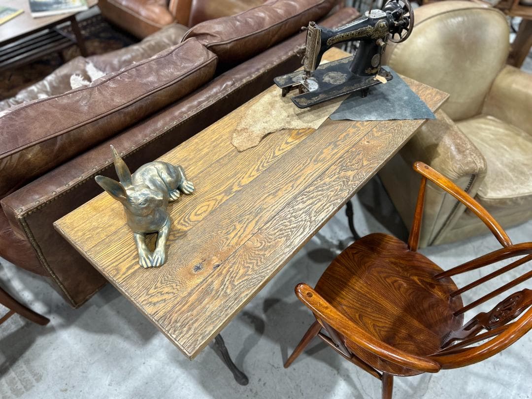 【廃盤レア】ジャーナルスタンダードファニチャー｜アイアンレッグテーブル