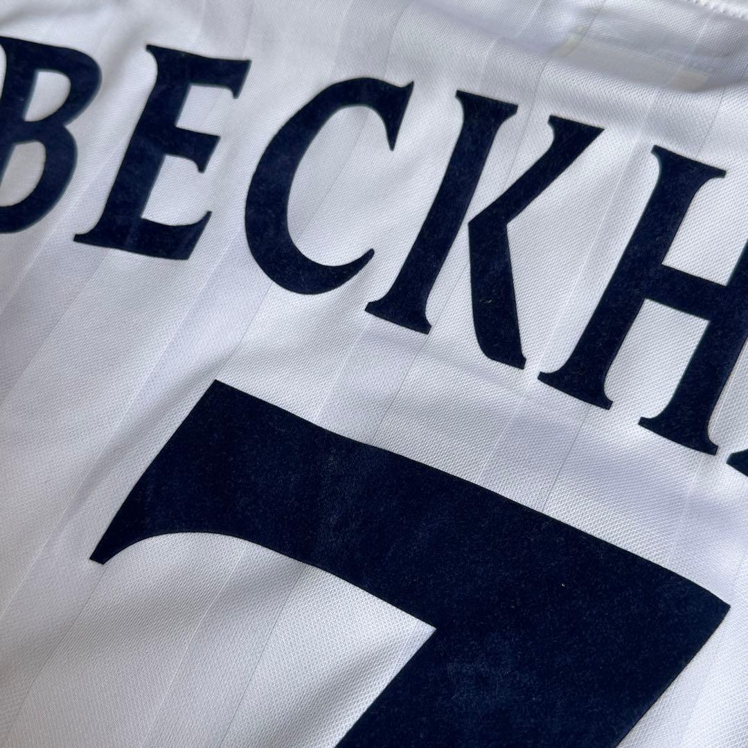 00s UMBRO イングランド代表 ゲームシャツ 長袖 ベッカム 7番