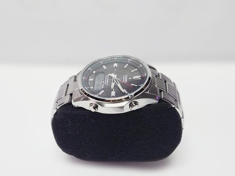 美品 CASIO LINEAGE 電波ソーラー LCW-M100DE-1AJF