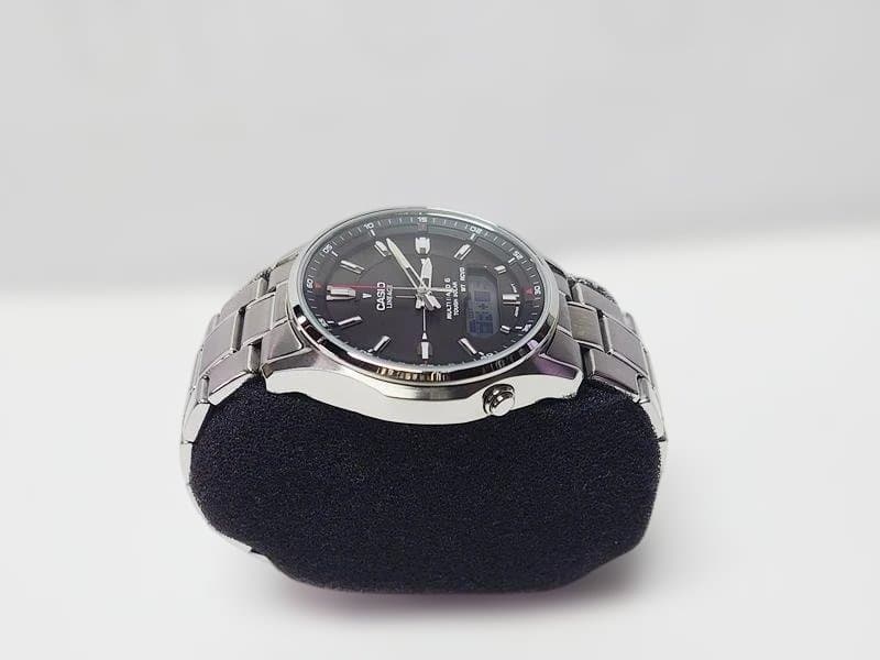 美品 CASIO LINEAGE 電波ソーラー LCW-M100DE-1AJF