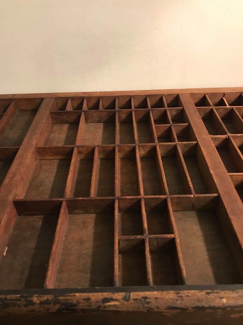 木製プリンタートレイ　アメリカアンティーク