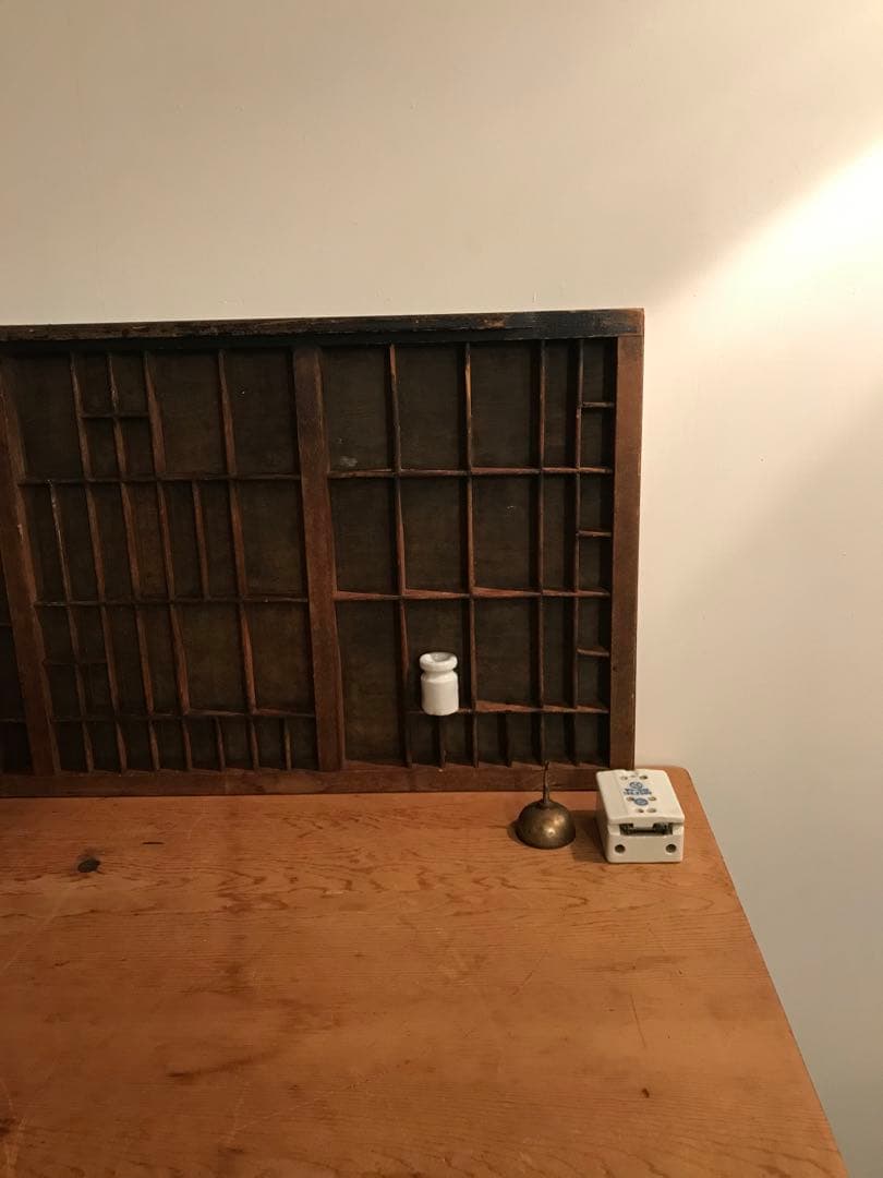 木製プリンタートレイ　アメリカアンティーク